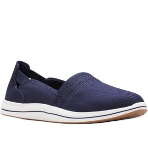 Women's Navy Clarks Breeze Step